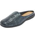 Extra Wide Width Women's The Harlyn Slip On Mule by Comfortview in Navy (Size 8 1/2 WW)