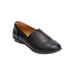 Wide Width Women's The Amelia Flat by Comfortview in Black (Size 11 W)