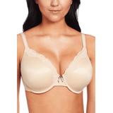 Plus Size Women's Comfort Devotion Extra Coverage T-Shirt Bra 09404 by Maidenform in Latte Black (Size 42 B)