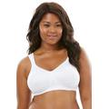 Plus Size Women's 18 Hour Ultimate Lift & Support Wireless Bra 4745 by Playtex in White (Size 40 DDD)