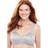 Plus Size Women's 18 Hour Ultimate Lift & Support Wireless Bra 4745 by Playtex in Warm Steel (Size 40 C)