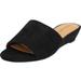 Women's The Capri Slip On Mule by Comfortview in Black (Size 7 1/2 M)