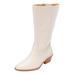 Women's The Larke Wide Calf Boot by Comfortview in Winter White (Size 9 M)
