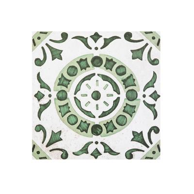 Retro 12" x 12" Self Adhesive Vinyl Floor Tile - 20 Tiles/20 sq. ft. by Achim Home Décor in Green