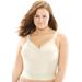 Plus Size Women's Exquisite Form® Fully® Longline Wireless Bra 5107532 by Exquisite Form in Beige (Size 46 D)