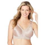 Plus Size Women's Playtex® 18 Hour Ultimate Shoulder Comfort Wireless Bra 4693 by Playtex in Toffee (Size 46 C)