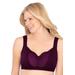 Plus Size Women's Comfort Choice® Wireless Gel Strap Bra by Comfort Choice in Dark Berry (Size 40 B)