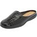 Extra Wide Width Women's The Harlyn Slip On Mule by Comfortview in Black (Size 7 1/2 WW)