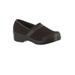 Wide Width Women's Origin Slip-On by Easy Street in Brown Tool (Size 9 1/2 W)