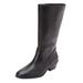 Women's The Larke Wide Calf Boot by Comfortview in Black (Size 9 M)