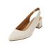 Women's The Mea Slingback by Comfortview in Bone (Size 9 1/2 M)