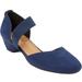 Wide Width Women's The Camilla Pump by Comfortview in Evening Blue (Size 10 1/2 W)