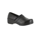 Wide Width Women's Origin Slip-On by Easy Street in Black Smooth (Size 8 W)