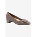 Women's Delse Pump by Trotters in Taupe Lizard (Size 10 M)