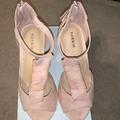 Torrid Shoes | 11w Pink Torrid Heels. Zipper Back | Color: Pink | Size: 11w