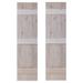 Dogberry Collections Traditional Board & Batten Exterior Shutters Wood in White | 36 H x 14 W x 1.63 D in | Wayfair w-trad-1436-whit-doub