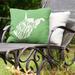 East Urban Home Indoor/Outdoor Throw Pillow Polyester/Polyfill blend in Green | 20 H x 20 W x 3 D in | Wayfair ADA8584C801D4908A61EF4FD72D72A28