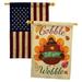 Breeze Decor Gobble till You Wabble 2-Sided Polyester 40 x 28 in. House Flag in Black/Brown | 40 H x 28 W in | Wayfair