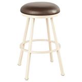 Red Barrel Studio® Hoye Swivel Bar & Counter Stool Plastic in Red/Gray | 34 H x 18.5 W x 17 D in | Wayfair C3F3246F36C945DA8827D8ADE5435FF0