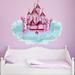 Zoomie Kids Personalized Princess Castle Wall Decal Canvas/Fabric in Pink | 20 H x 22 W in | Wayfair FCE8E76ABD5E442E9A1D6147AF73E163
