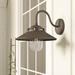 Breakwater Bay Mccrady 1-Light Outdoor Barn Light Aluminum in Brown | 11.75 H x 11.5 W x 13 D in | Wayfair 83120F7A6CA440F89F1C74CCC61E20DF