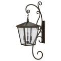 Hinkley Trellis Bronze 4 - Bulb Outdoor Wall Lantern Metal in Brown | 52 H x 16 W x 24 D in | Wayfair 1439RB