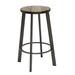 KFI Studios Metro Bar & Counter Stool Wood/Metal in Brown | 25 H x 18.5 W x 18.5 D in | Wayfair CT6100-LFT-NA