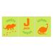 Zoomie Kids Abequa 3-Piece Paper Print Set Paper in Green/Orange | 10 H x 8 W x 0.1 D in | Wayfair 77F93C150E6344E8B23A3EC558A804B2