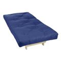 Twin 6" Foam Mattress - Alwyn Home Harding Cold Futon Polyester in Blue | 74 H x 38 W 6 D Wayfair 5109BF7EB1CA43D9A2BF32AB9FC48590