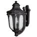 Hinkley Trafalgar 3 - Bulb Outdoor Wall Lantern Metal in Black | 22 H x 10 W x 13.5 D in | Wayfair 1315MB