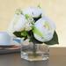 Latitude Run® Silk Peonies Floral Arrangements in Vase Silk | 8 H x 6 W x 6 D in | Wayfair DA365F36C61143F3937E3DB1602F3524