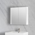 Ebern Designs Korecky Surface Mount Framed Medicine Cabinet Plastic in White | 32 H x 34 W x 6 D in | Wayfair 6250302E77C04AB1AE90D0AB7C69B2C0