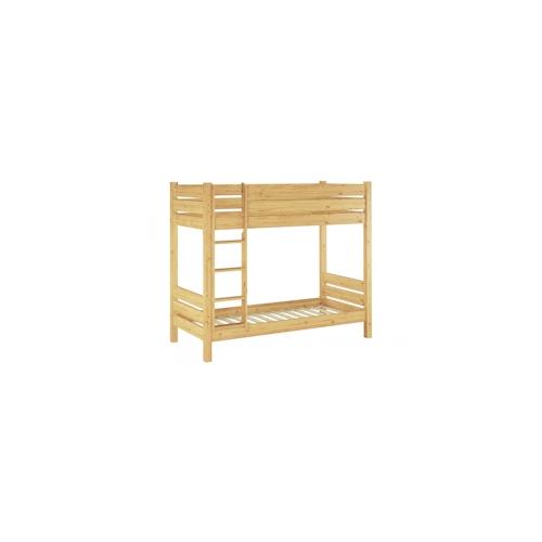 Erst-Holz Etagenbett extra stabil 80x200 Stockbett hohes Bett Nische 100 Rollroste 60.16-08