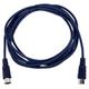 the sssnake SK366-3 MIDI Kabel blau