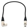 pro snake XLR Patch Angled Male 0.5m