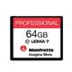 Manfrotto Professional CF 64GB Memory Card, UDMA 7, 160 MB/s Read, 130 MB/s Write, Compact Flash Memory Card for Professional Cameras Videos and Photographs