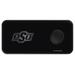 Black Oklahoma State Cowboys 3-in-1 Glass Wireless Charge Pad