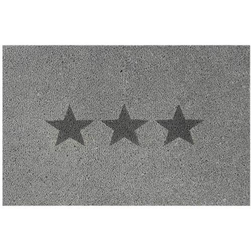 Fußmatte Stars Kokos hellgrau, 40 x 60 cm Matten Fußmatten Schmutzmatte - Andiamo