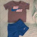 Nike Matching Sets | Baby Boys Nike 2-Pc Set | Color: Blue/Gray | Size: 6mb