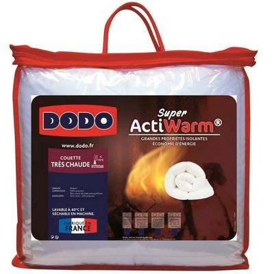 Couette tres chaude 450g/m2 super actiwarm 240x260 cm blanc - Blanc - Dodo