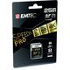 Emtec SpeedIN SD-Speicherkarte 256GB, UHS-I U3 - Class 10, Schreibgeschwindigkeit bis zu 85 MB/s und Lesegeschwindigkeit bis zu 95 MB/s