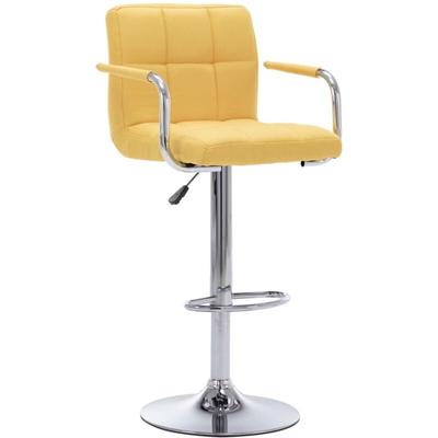 Vidaxl - Barhocker Gelb Stoff Image