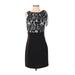 Iz Byer Casual Dress - Sheath: Black Dresses - Women's Size 3