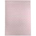 KAVKA DESIGNS Low Pile Carpet Straight Rectangular Chair Mat in Pink/Gray | 96 W x 144 D in | Wayfair MWOMT-17302-5X7-KAV368