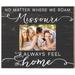 Trinx Feels Like Home Picture Frame, Wood in Black | 11 H x 13 W x 0.5 D in | Wayfair 8A67497AE4ED428BB079F6D23F3E3BBD