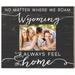 Trinx Feels Like Home Picture Frame, Wood in Black | 11 H x 13 W x 0.5 D in | Wayfair 0DD432CC3A574B28AC7BC22175DB87B7