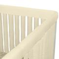 Go Mama Go 100% Cotton Crib Rail Guard Cover Cotton in White, Size 30.0 W x 0.5 D in | Wayfair 653341151506