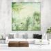 17 Stories Down by the River I by Jodi Fuchs - Wrapped Canvas Painting Print Canvas in Green | 72 H x 72 W x 1.5 D in | Wayfair