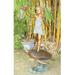 Canora Grey Hinz Bronze Girl on Turtle Fountain | 57.08 H x 33.46 W x 39.37 D in | Wayfair FC35DD9A6BEE42C7BF57523B64564C4A