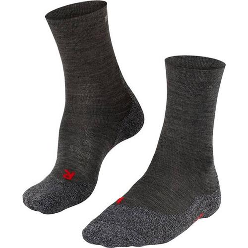 FALKE TK2 Sensitive Damen Socken, Größe 39-40 in Grau